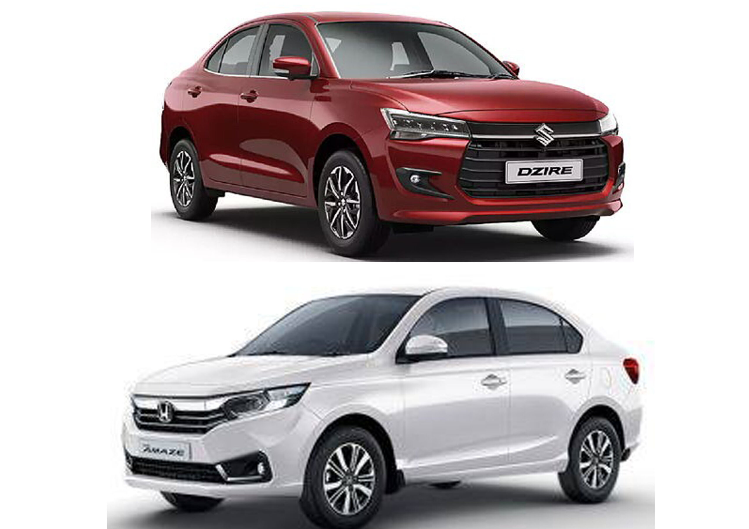 New Honda Amaze VS Maruti Dzire
